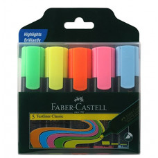 Deals, Discounts & Offers on Stationery - Faber-Castell Textliner - Pack of 5 (Assorted)