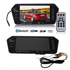 Deals, Discounts & Offers on Electronics - OSHOTTO 7 inch Full HD LED Monitor (USB & Bluetooth) Car Video Monitor