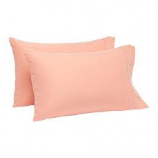 Deals, Discounts & Offers on  - AmazonBasics Light-Weight Microfiber Pillow Cover - 2-Pack, Standard, Peachy Coral