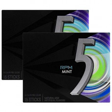 Deals, Discounts & Offers on  - React 5 15 Sticks Mint Sugarfree Gum - 2 Pack, 2 x 40.5 g