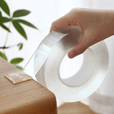 Deals, Discounts & Offers on  - Brandshoppy Adhesive Grip, Double Sided, Double Sided Tape For Wall, Reusable Washable, Removable, Anti-Slip Gel Tape
