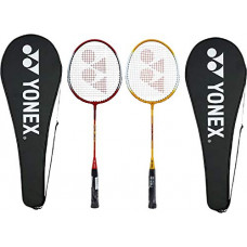 Deals, Discounts & Offers on  - Yonex GR 303 Aluminium Blend Badminton Racquet with Full Cover, Set of 2