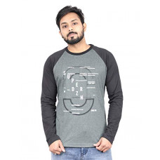 Deals, Discounts & Offers on Men - [Size M] CHKOKKO Men's Cotton Regular Fit Printed Raglan Full Sleeves T-Shirt