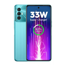 Deals, Discounts & Offers on Electronics - Tecno Spark 8 Pro (Turquoise Cyan, 7GB Expandable RAM 64GB Storage) 33W Fast Charger