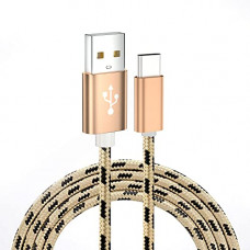 Deals, Discounts & Offers on  - PEATOP TYPE-C Cable, USB Type C Cable, Nylon Braided (1.0 Meter, Yellow Black Dots)