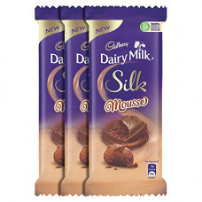 Deals, Discounts & Offers on  - Cadbury Dairy Milk Silk Mousse Chocolate Bar, 3 x 116 g