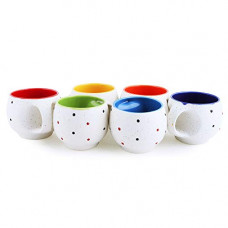 Deals, Discounts & Offers on  - MARINER'S CREATION Ceramic Tea Cup - 6 Pieces, Multicolour