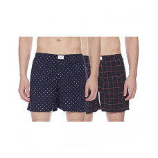 Deals, Discounts & Offers on Men - [Size L] Diverse Men's Slim Printed Boxer Shorts (Pack of 2)