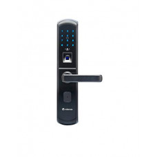 Deals, Discounts & Offers on Home Improvement - Valencia- Filip Smart Door Lock with Fingerprint, RFID, PIN Access & Manual Key Access, Black(Free Installation), Glass Finish