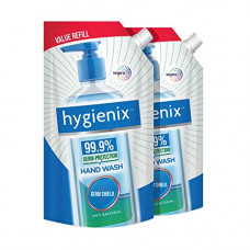 Deals, Discounts & Offers on Health & Personal Care - Hygienix Anti-Bacterial Handwash Refill Pack by Wipro, 750ml (Pack of 2)