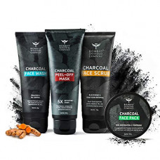 Deals, Discounts & Offers on Beauty Care - Bombay Shaving Company Activated Charcoal Facial Kit | Charcoal Face Wash, 45 gm, Charcoal Face Scrub, 45 gm, Charcoal Face Pack and Charcoal Peel Off Mask, 60gm