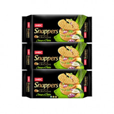 Deals, Discounts & Offers on  - UNIBIC Snappers Potato Crackers - Cream & Onion (Pack of 3) - 900gm