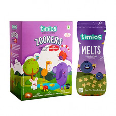 Deals, Discounts & Offers on  - Timios Blueberry Melts - Cherry Bits Zookers | Healthy & Natural Baby Food Products | Pack of 2