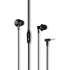 Deals, Discounts & Offers on Headphones - Zebronics Zeb-Buds 10 (Black) In Ear Wired Earphones with Mic, Metallic Design, L Shaped Connector, 13.5mm NdFeb Drivers