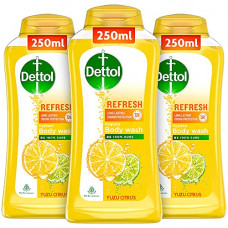Deals, Discounts & Offers on Beauty Care - Dettol Body Wash and Shower Gel For Women and Men, Refresh (Pack of 3 - 250ml each) | Soap-Free Bodywash | 12h Complete Odour Protection