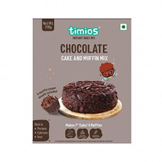 Deals, Discounts & Offers on  - Timios Chocolate Cake & Muffin Mix | Made with Organic Grains and Jaggery| Eggless & No Maida, 250g