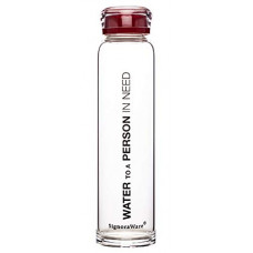 Deals, Discounts & Offers on  - Signoraware Aqua Time Borosilicate glass Bottle, 390ml, Multicolour