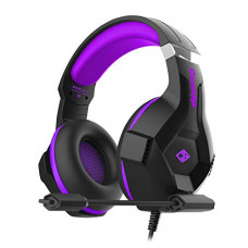 Deals, Discounts & Offers on  - Cosmic Byte H11 Gaming wired over ear Headset with Microphone (Black/Purple)