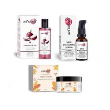 Deals, Discounts & Offers on Beauty Care - Skinatura Skin Whitening Night Cream-50Gm + Skin Whitening Face Serum-30Ml + Onion Hair Oil-110Ml Combo
