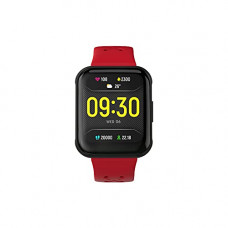 Deals, Discounts & Offers on Mobile Accessories - Molife Sense320 Smart Watch 1.7 Inch Display with Real-Time Heart Rate Monitor, SPO2, BP with 16-Sports Mode, IP68 Water Resistance with 7 Days Battery Life (Black+Red Limited Edition)