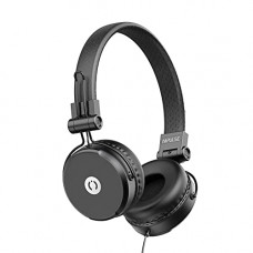 Deals, Discounts & Offers on Headphones - MuveAcoustics Impulse MA-1500SB Wired On Ear Headphones with Mic (Steel Black)