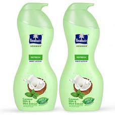 Deals, Discounts & Offers on Beauty Care - Parachute Advansed Refresh Body Lotion, 100% Natural Moisturisers, 400ml (Pack of 2)