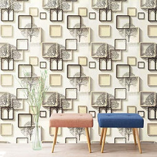 Deals, Discounts & Offers on Home Improvement - WOW Interiors Green Square(200*45CM L*W - 9SQFT Approx.)PVC SELF Adhesive Wallpaper Peel and Stick Easy to Stick and Kitchen Bedroom LIVINGROOM CABINE (Yellow Box)