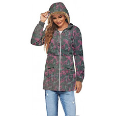 Deals, Discounts & Offers on Women - Women's Pinky Printed Puffer Winter Jacket With Removable Hood Pocket Jacket