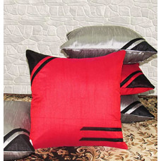 Deals, Discounts & Offers on  - Zikrak Exim Multi Color Design Cushion Cover 5 Pieces Set- 16