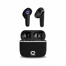 Deals, Discounts & Offers on Headphones - Quantum SonoTrix X True Wireless Earbuds TWS, 6 Hours Playback 42 Hours with Charging Case, Bluetooth 5.0, IPX5 Sweatproof, Touch Controls, Voice Assistance, Dual Mic, Type-C Fast Charging (Black)