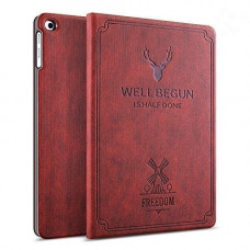 Deals, Discounts & Offers on  -  ABOUTTHEFIT Deer Flip case Cover For Lenovo Tab M10 HD TB-X505F TB-X505L [Will NOT Fit TB-X650lc Model], Wine Red (ATFM10X334)