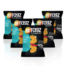 Deals, Discounts & Offers on  -  TagZ Popped Potato Chips, Flavor - Masala Trekkin, Low Fat Chips, Healthy Snacks, No Trans Fat, No Artificial Additives, 5 Packs ( 150g) (Masala Trekkin - Pack Of 5)