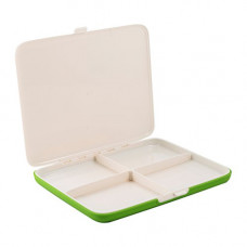 Deals, Discounts & Offers on  - Compleat Unikia Plastic World's Slimmest Lunch Box (Green)