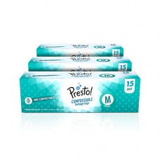 Deals, Discounts & Offers on  - Presto! Compostable Garbage Bags, Medium - 15 bags/roll (Pack of 3)