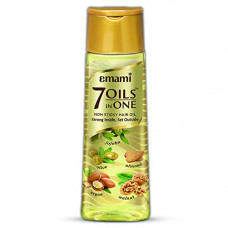 Deals, Discounts & Offers on Beauty Care - Emami 7 oils in one hair oil, non-sticky, strong inside and set outside- 300ml