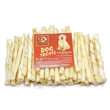 Deals, Discounts & Offers on  - ADB Creations Rawhide Twisted Treat Chew Sticks For Dogs ( Pack of 500gm)