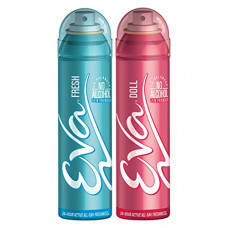 Deals, Discounts & Offers on Beauty Care - Eva and Doll Perfumed Deodrant Skinfriendly Body Spray For Woman 150ml (Pack Of 2) Fresh, 300 millilitre