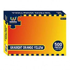 Deals, Discounts & Offers on  - Webby Gradient Orange-Yellow Jigsaw Puzzle, 500 Pieces