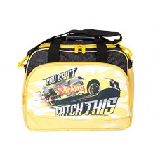 Deals, Discounts & Offers on  - Hot Wheels Polyester 40 cms Yellow Travel Duffle (MBE-MAT321)