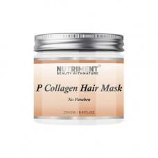 Deals, Discounts & Offers on Beauty Care - Nutriment, P Collagen Hair Mask 250gm For Damaged and Dry Hair Increases Softness and Shine Helping Hair Hair Regain a Healthy Look Designed
