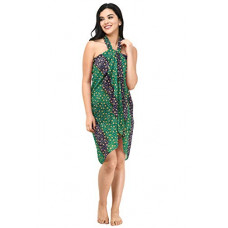 Deals, Discounts & Offers on Women - SOURBH Women's Fancy Beachwear Wrap Sarong Printed Pareo Swimsuit Body Coverups Dress