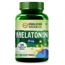 Deals, Discounts & Offers on  - Himalayan Organics Melatonin 10mg (Healthy Sleep Cycle) - 120 Tablets (120)