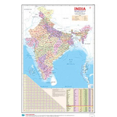 Deals, Discounts & Offers on Books & Media - India Road Guide Political Chart