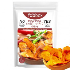 Deals, Discounts & Offers on  - Fabbox Sweet Potato Chips (Peri Peri, 35 Grams)