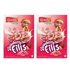 Deals, Discounts & Offers on  - Kwality Berry Delight Strawberry Cream Filled Snack, 250G (Pack of 2)