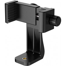 Deals, Discounts & Offers on Accessories - TECHONTO Cell Phone Holder with Adjustable Clamp Phone Tripod Mount Adapter Compatible with Smartphones & All Types of Tripods - Black