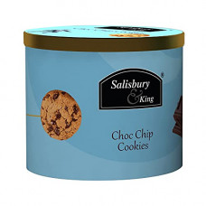 Deals, Discounts & Offers on  - Salisbury & King - Choc Chip Cookies - 400g Round Gift Tin | Gourmet Biscuits | Anytime Snack | Gift
