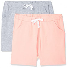 Deals, Discounts & Offers on  - [Size 2- 3Y] Cloth Theory Girl's Shorts (Pack of 2)