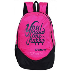 Deals, Discounts & Offers on  - DZert School Bag Backpack 30 Liters For Boys/Girls Polyester Lightweight Bag (Pink)