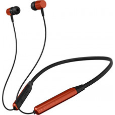 Deals, Discounts & Offers on Headphones - ZEBRONICS Zeb Evolve Wireless Bluetooth in Ear Neckband Earphone with Mic (Orange)